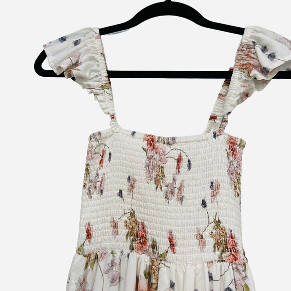 Plum Pretty Sugar Charlie Pink Floral Maxi Dress Women's Size One Size - Picture 8 of 12